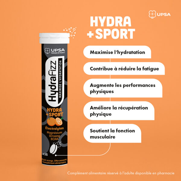 HYDRA + SPORT - Hydrafizz by UPSA