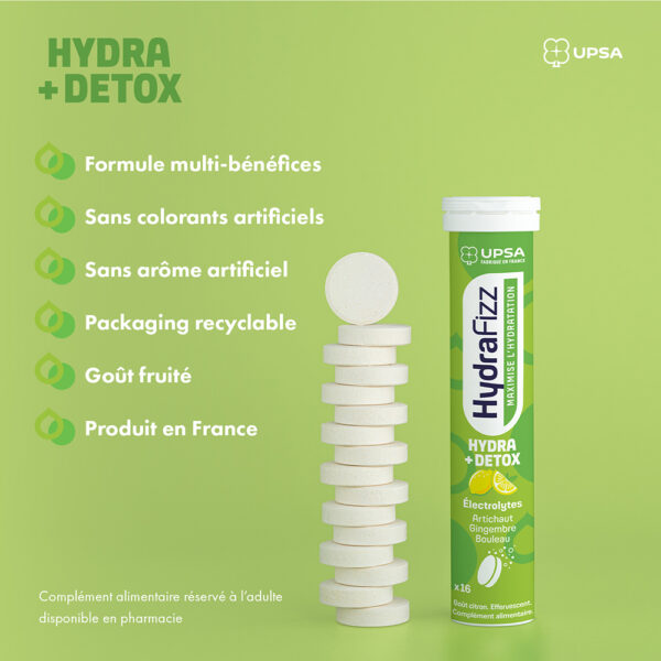 HYDRA + DETOX - Hydrafizz by UPSA